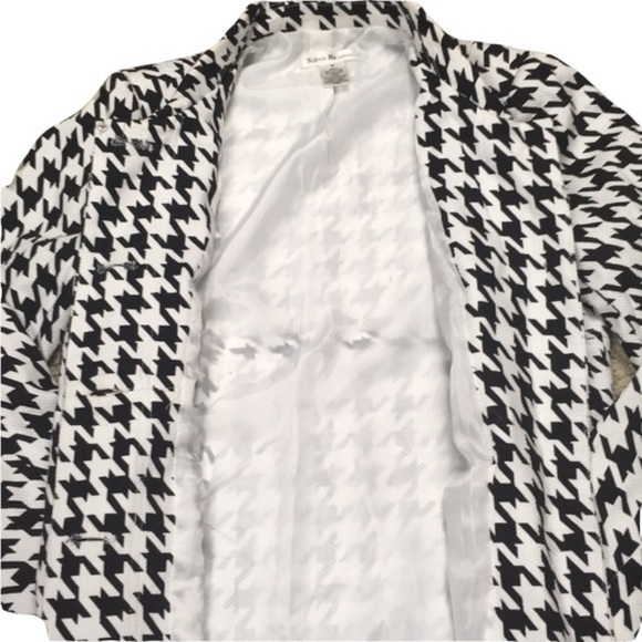 Susan Bristol Black and White Blazer Jacket - Picture 5 of 6
